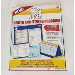 The Biggest Loser Health & Fitness Program Journal Recipes Planner Workout CD